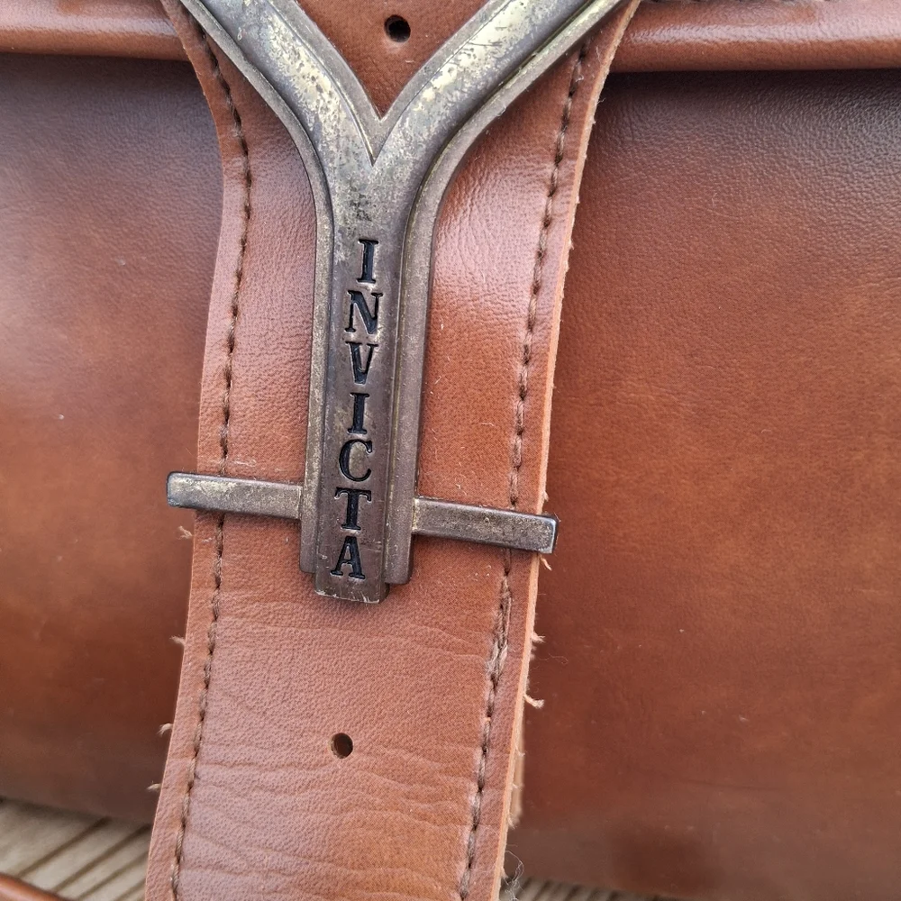 Classic Brown Leather Men's Bag